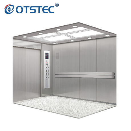 Ascensor de hospital ordinario de acero inoxidable