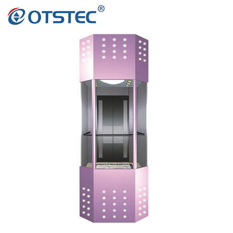 Ascensor panorámico Diamond Capsule Sightseeing Outdoor Glass Lift