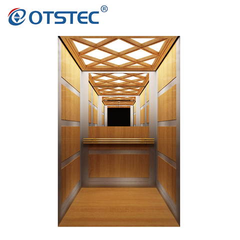 Ascensor panorámico pequeño para pasajeros al aire libre de 630 kg