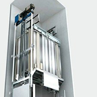 Ascensor de tracci&oacute;n sin engranajes